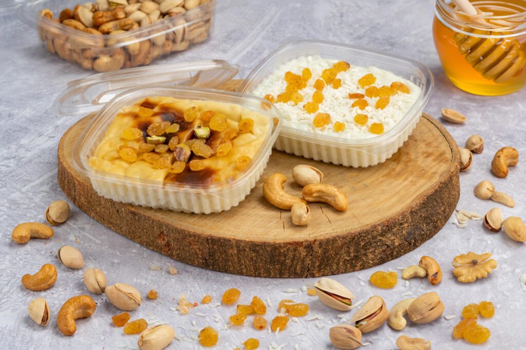 عبوات حلويات مستطيلة